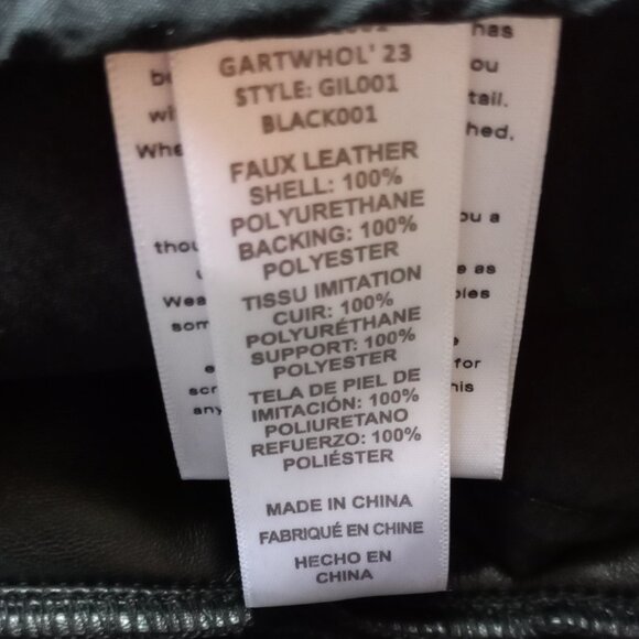 GOOD AMERICAN faux leather pants - Picture 8 of 9